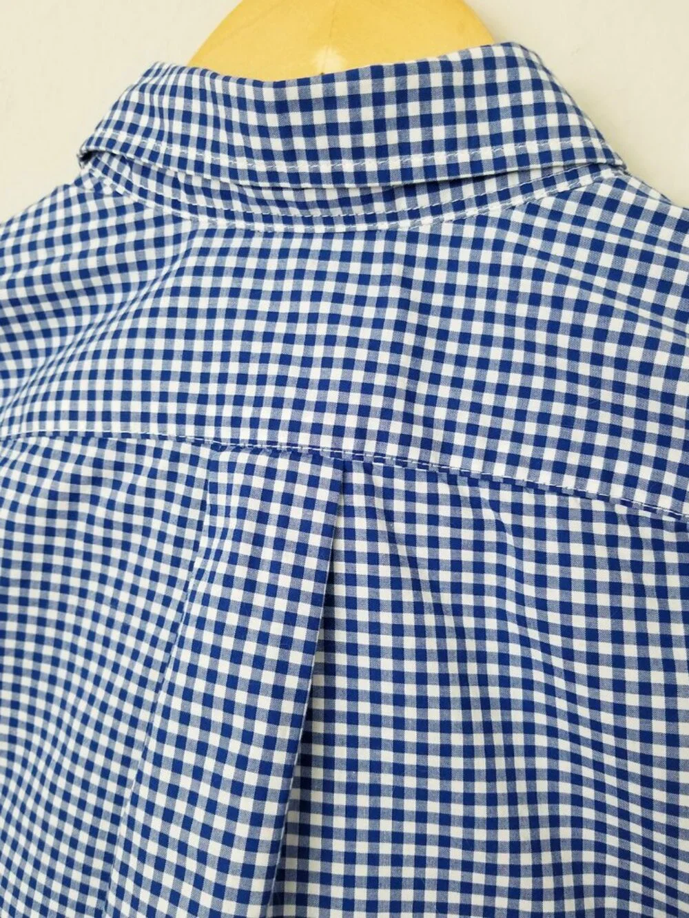 Polo Ralph Lauren Boys S/8 Gingham Cotton Poplin Button Down Shirt Top Pony $60